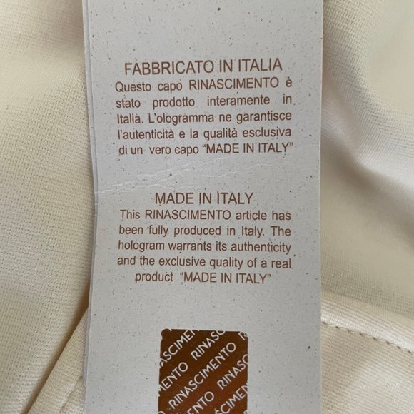 White Rinascimento dress. Made in Italy. - Picture 2 of 6